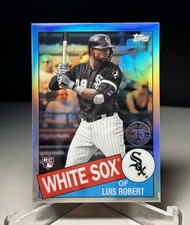 2020 TOPPS CHROME BASEBALL CARD LUIS ROBERT WHITE SOX RC #85TC-17