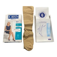 NEW JOBST UltraSheer 20-30 MmHg Knee High Compression Stockings Natural Small