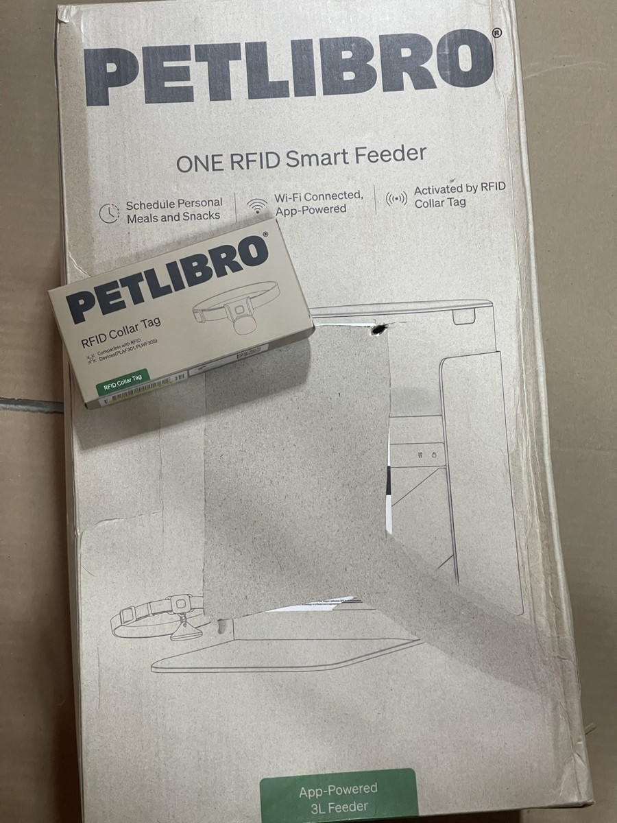New/Open box Petlibro RFID Smart Feeder Cat Automatic Collar Wi-Fi