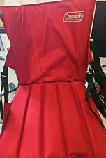 Portable Stadium Seat Cushion with Backrest, Red