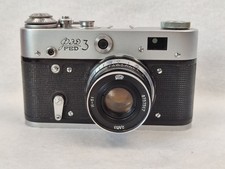 1966 USSR rangefinder camera FED-3  Industar-61 2.8mm f/53 lens