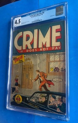 Crime Does Not Pay #46 CGC 4.5 1946 Rare Biro Controversial Kidnapping Cover