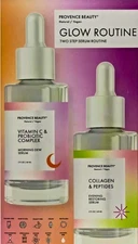 Provence Beauty Glow Routine Two Step Serum Routine 2  Set 2 oz Each NIB