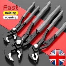 Water Pump Pliers Quick-Release Plumbing Pliers Wrench Adjustable Water Pipes