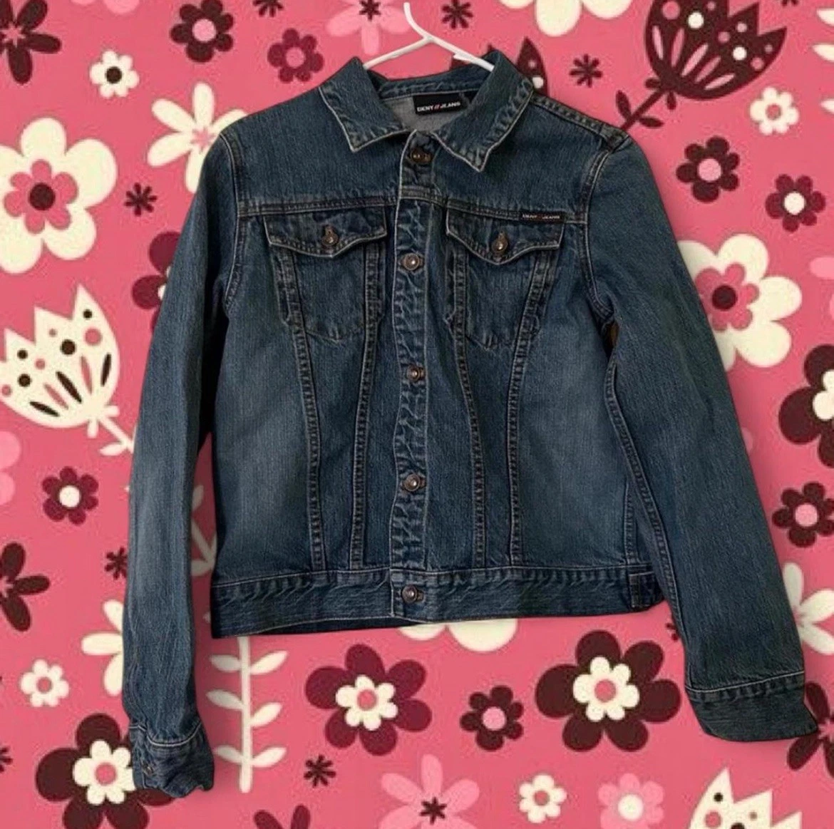 DKNY Vintage 90s Denim Jean Button-Up Size Large Grunge Indie Retro 100% cotton
Opens in a new windo