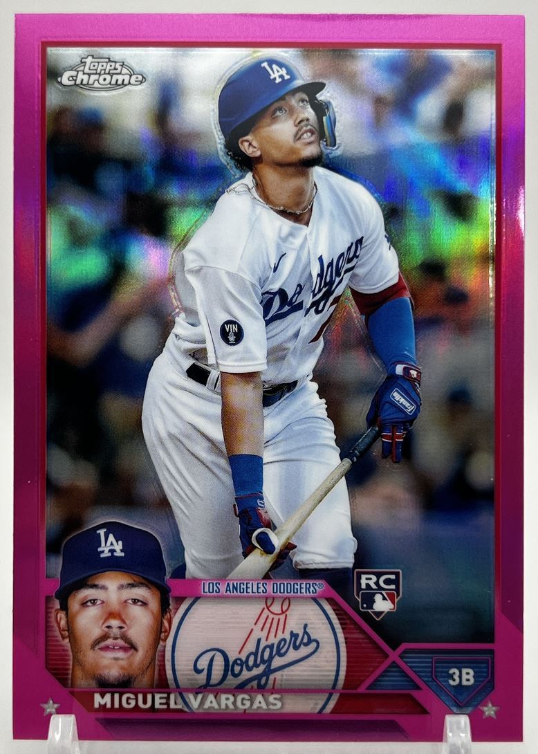 2023 2023 Topps Chrome Miguel Vargas #161 RC Los Angeles Dodgers
