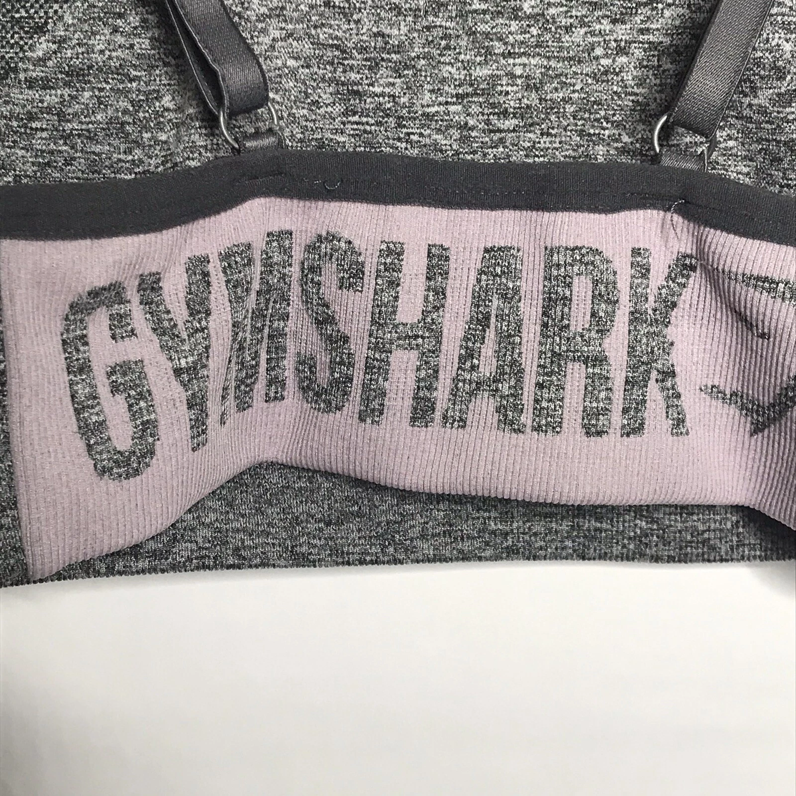 gymshark heather flex athletic workout sports tank-bra