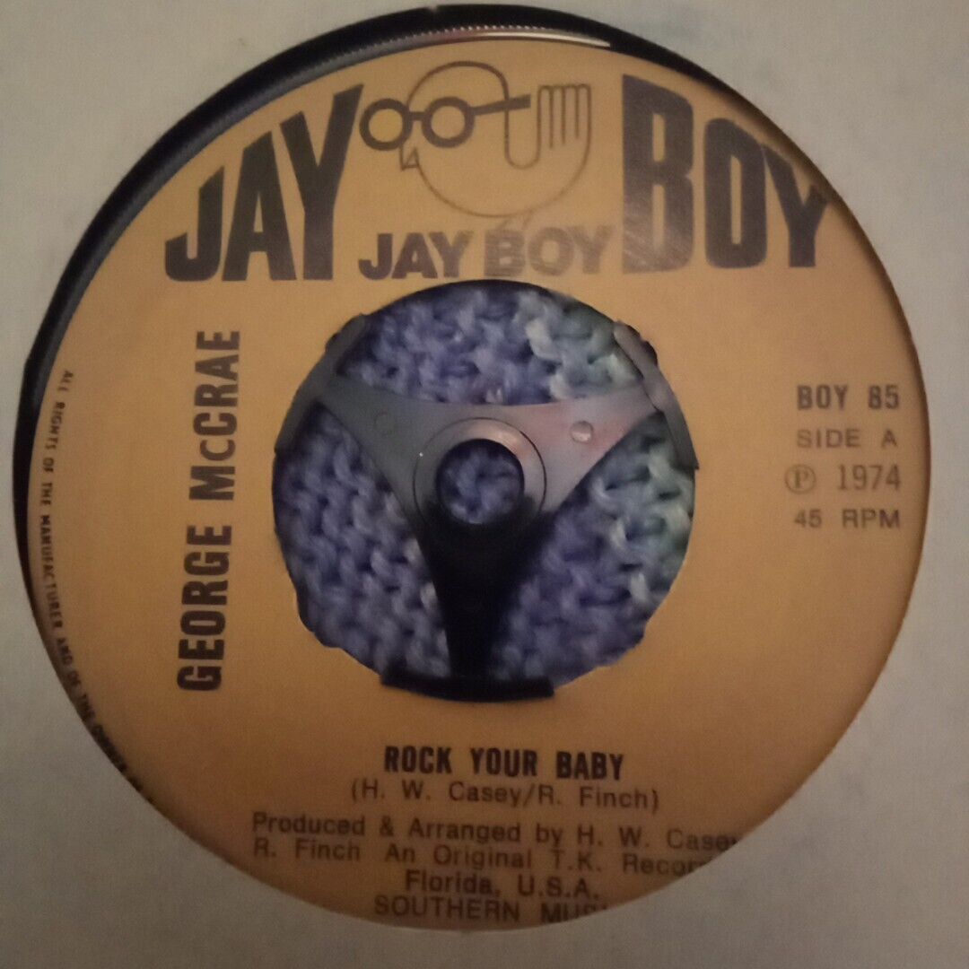 George McCrae – Rock Your Baby - Jay Boy Records – 7" Vinyl - 1974
