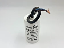 Capacitor CBB60 450VAC 20uf MFD HVAC Appliance Moto Run/Start with Wire