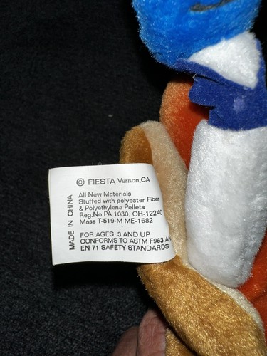 1999 Fiesta MLB Los Angeles Dodgers Teamkollegen 9 Zoll Dodger Hund Plüschpuppe - Bild 8 von 10