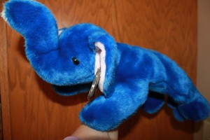 ty beanie buddy peanut the royal blue elephant