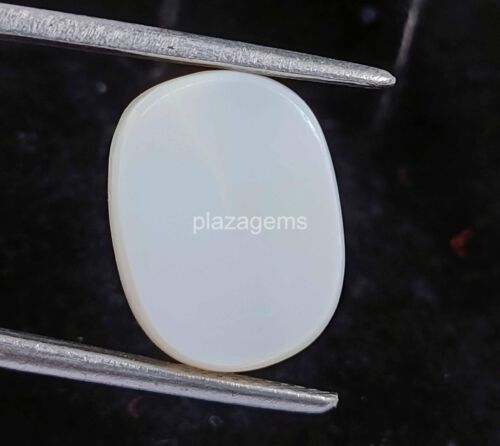 Opale di Fuoco Bianco Etiopia Certificato Naturale 8,00 Ct Taglio Ovale Gemma Sciolta 4AUQ - Foto 4 di 6