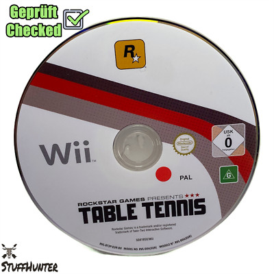 Table Tennis - Wii - Geprüft - USK0 | Disc only * Akzeptabel