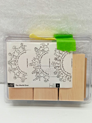 Stampin Up 2006 The World Over Set 3 stamps