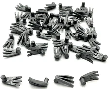 Lego 50 New Flat Silver Minifigure Weapon Bladed Claws Spread Pieces