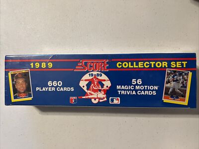 1989 Score Baseball Complete Collector Factory Set - 660 Cards +  display picture 1