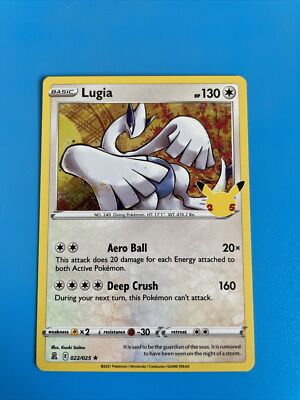 Lugia 022/025 - Celebrations - Holo Pokemon Card - Near Mint (NM) | eBay