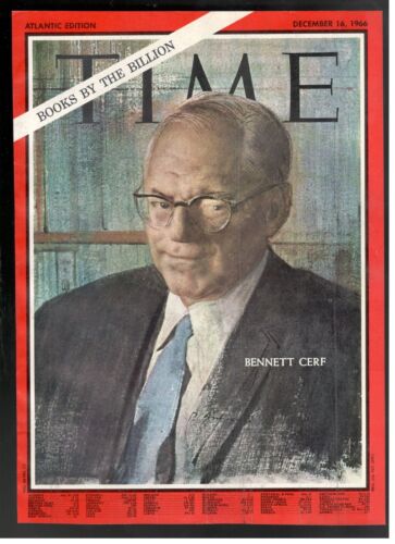 1966 BENNETT CERF BOOKS BY THE BILLION TIME Cover 1 Page Original - Picture 1 of 1