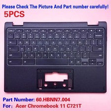 5X New For Acer Chromebook 11 C721T Palmrest Upper Case US Keyboard 60.HBNN7.004