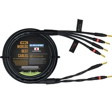 Worlds Cables 15 Foot Canare 4s11 “ Audiophile Grade Hifi Starquad Biwire Single