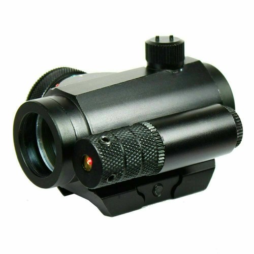 Reflex Green / Red Dot Sight Scope & Laser Sight Combo with Rail Mount - Picture 2 of 7