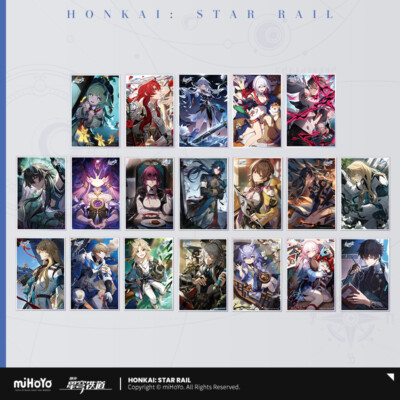 miHoYo Honkai: Star Rail Acrylic Paper Card Light Cone Original Official Goods