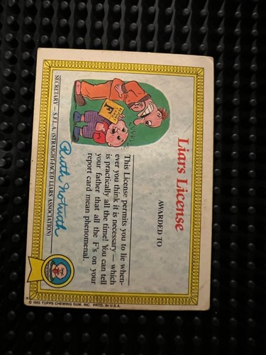 Garbage Pail Kids Series 1 1985 completa tu conjunto GPK 1er U Elige OS1 LECTURA BRILLANTE - Imagen 204 de 418