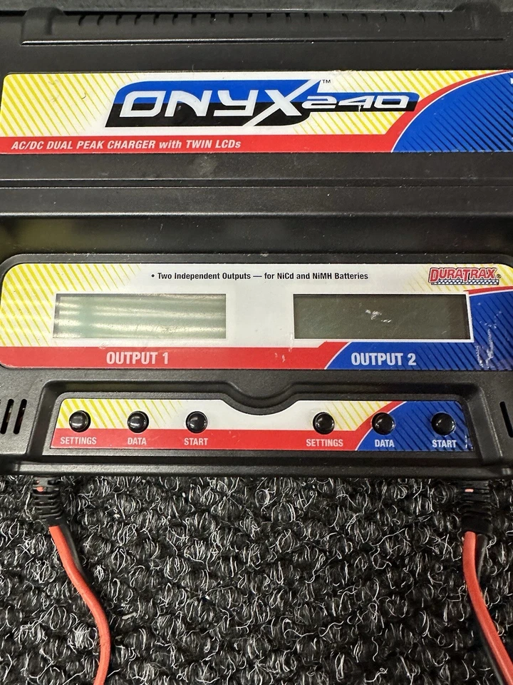Duratrax Onyx 240 Dual Peak NiMH NiCd RC Battery Charger Used  - Image 3 of 4