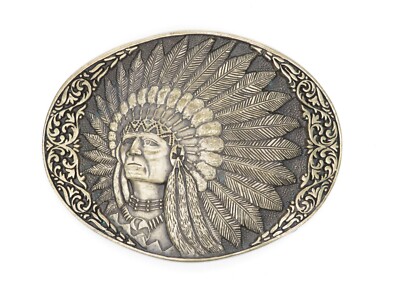 NATIVE AMERICAN BELT BUCKLE GREAT COND, good image Native American Belt Buckle Great Condition! | eBay main image 4