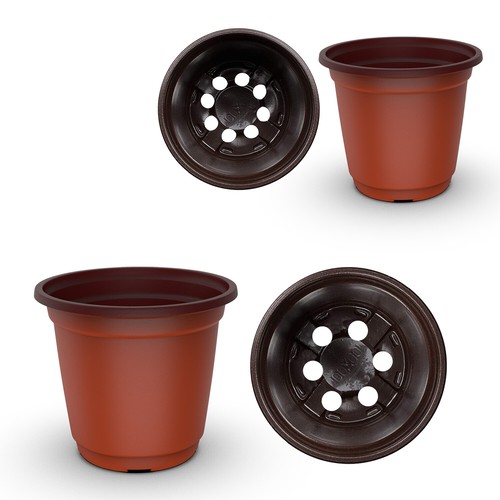 Max 500 PCS Plastic Plant Flower Pot Nursery Seedlings Pot Container With Labels - Picture 3 of 35