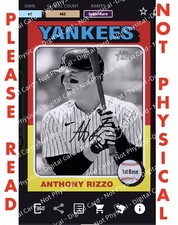 Topps BUNT App DIGITAL Anthony Rizzo Yankees Signed Auto Heritage SuperRare