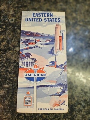 1964 American Oil Co Map Eastern United States (Lot 1400)