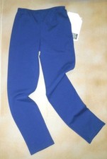 NWT GIRLS Small Child Navy Blue Cotton/Poly Spandex Stretch Leggings Jazz