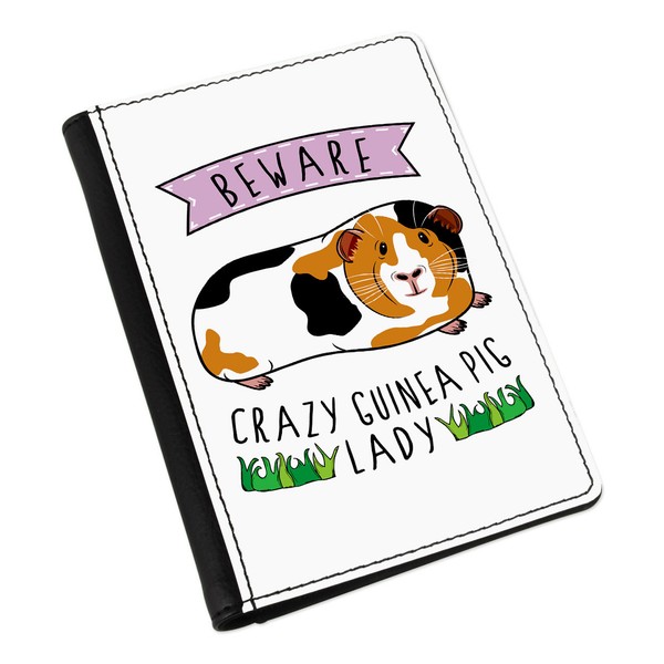 Beware VerrüCkte Meerschweinchen Damen Pass-Etui HüLle ÜBerzug Etui - Lustig-image