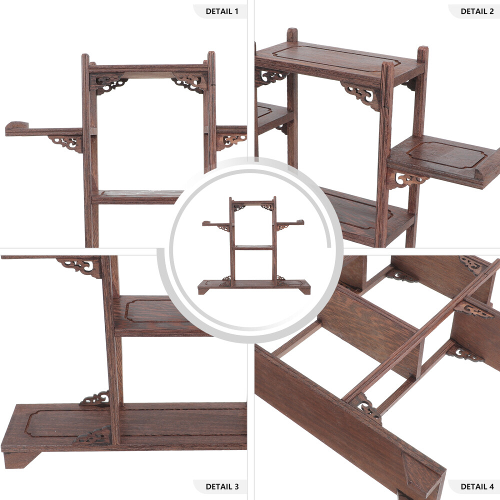 Wooden Display Rack Wenwan Stand Retro Home Decor Plant Stands eBay