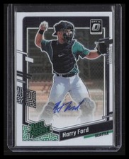 HARRY FORD 2023 Donruss Optic Rated Prospect Auto - Seattle Mariners