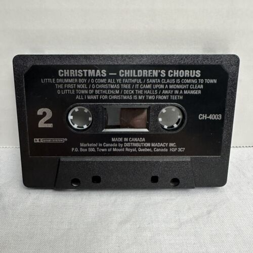 Children's Christmas Chorus Cassette Tape - Picture 3 of 4