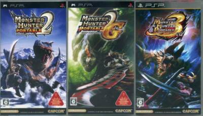 PSP Monster Hunter Portable 2nd 2nd G 3rd set Japan PlayStation Portable |  eBay