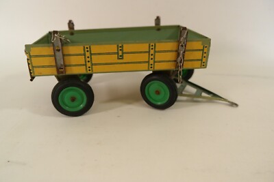 Vintage Traktor Zetor Anhänger KDN DDR Spielzeug Blechspielzeug