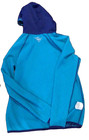 Nike girls therma-fit hoodie blue with teal ovals polyester xs pouch pocket GUC — photo 10