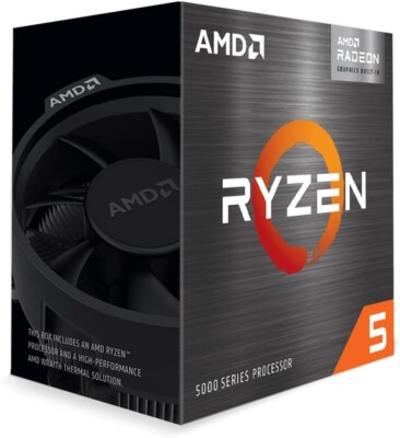 AMD Ryzen 5 5600G Processor (3.9 GHz, 6 Cores, Socket AM4) - 100-100000252BOX
