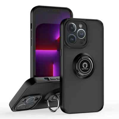 Schutzhülle für iPhone 14 Pro Max Handy Hülle Case Cover Bumper Ring Magnet