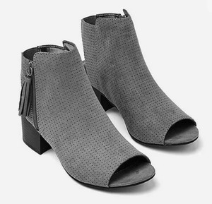 cute grey booties