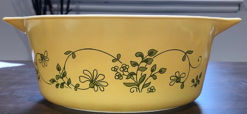 Vintage Pyrex - Shenandoah #475 Cinderella Round Casserole Good Condition No Lid - Picture 3 of 6