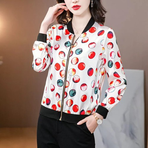 Veste Femme Tomwell Légère - Blouson Zippé Manches Longues Pour Printemps/été, Style Décontracté