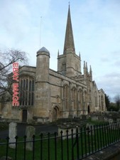 PHOTO  BURFORD (2) ST JOHN THE BAPTIST CHURCH BURFORD'S PARISH CHURCH. THE INITI
