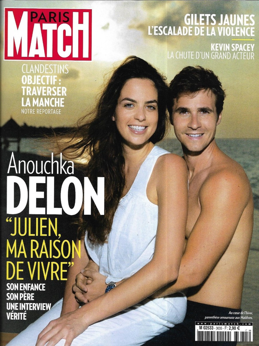 Paris Match No 3635 10/01/2019 Anouchka Delon Vests Yellow K