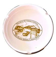 Vintage Doral Ashtray Village of Tobaccoville RJ Reynolds Cigarettes Advertising