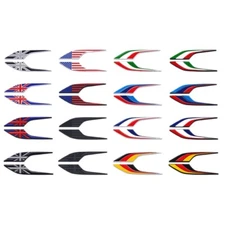2x Italy France Germany USA UK Flag Car Truck Fender Body Side Door Badge