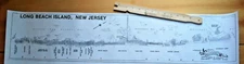 VINTAGE MAP OF LONG BEACH ISLAND NJ CHAMBER MAP PAPER COPY SUITABLE FOR FRAMING